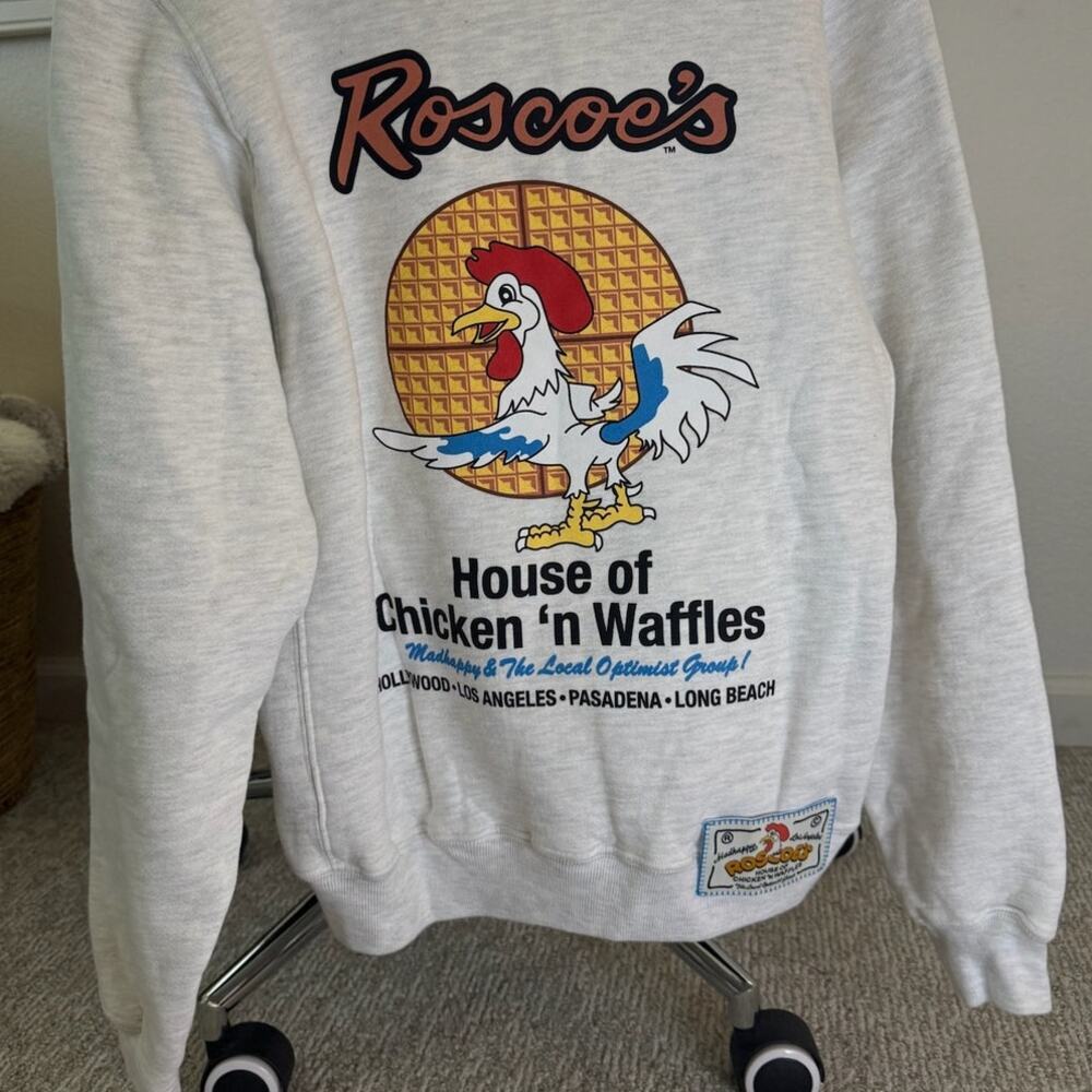 Madhappy Hoodie Sweatshirt Roscoe’s Collab Size XS Oversize NWT Streetwear Grail - Picture 2 of 13